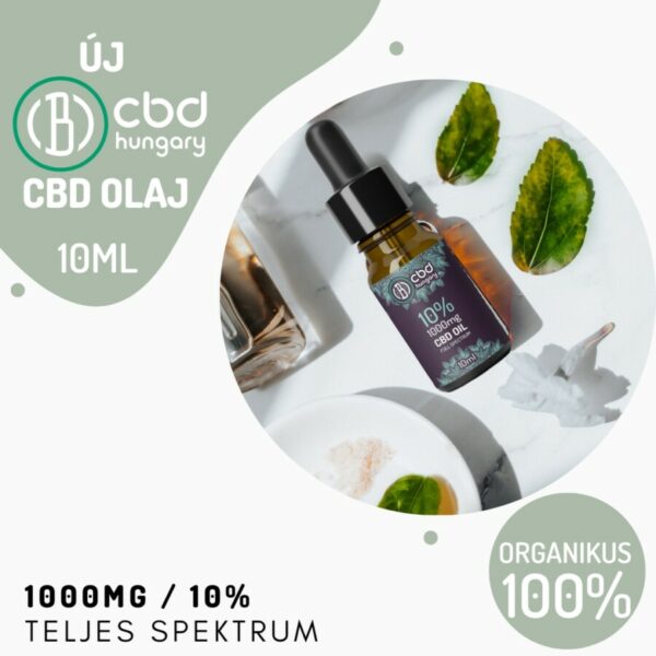 CBD Hungary 10% teljes spektrumú Kannabisz olaj (10ml-1000mg) CBD Hungary