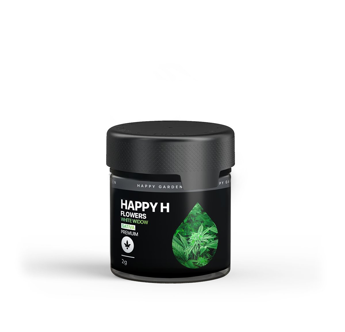 Happy H – White Widow | Premium CBDX Flower – Sativa 2 gr