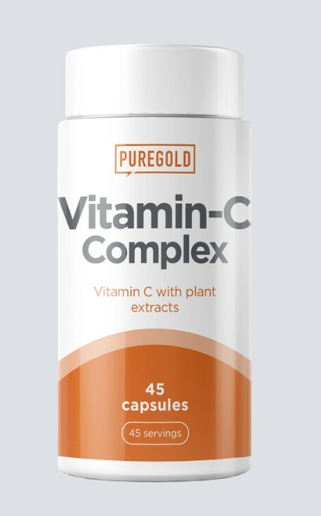 Pure Gold C-komplex C-Vitamin kapszula növényi kivonatokkal és Bioperine® 100db | 45db CBD Hungary